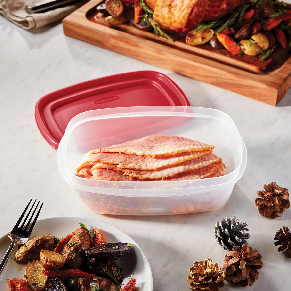 RECIPIENTE PLAST CON TAPA 85 TAZAS