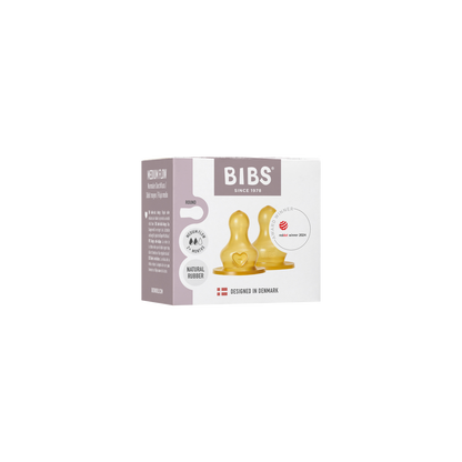 TETINA BIBS LATEX 2PCK FLUJO MEDIO
