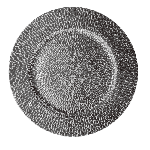 NAV. PORTA PLATO 33CM PLATEADO