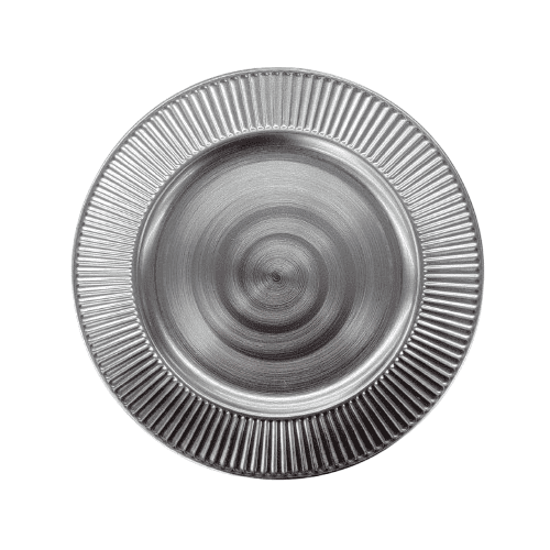 NAV. PORTA PLATO 33CM PLATEADO