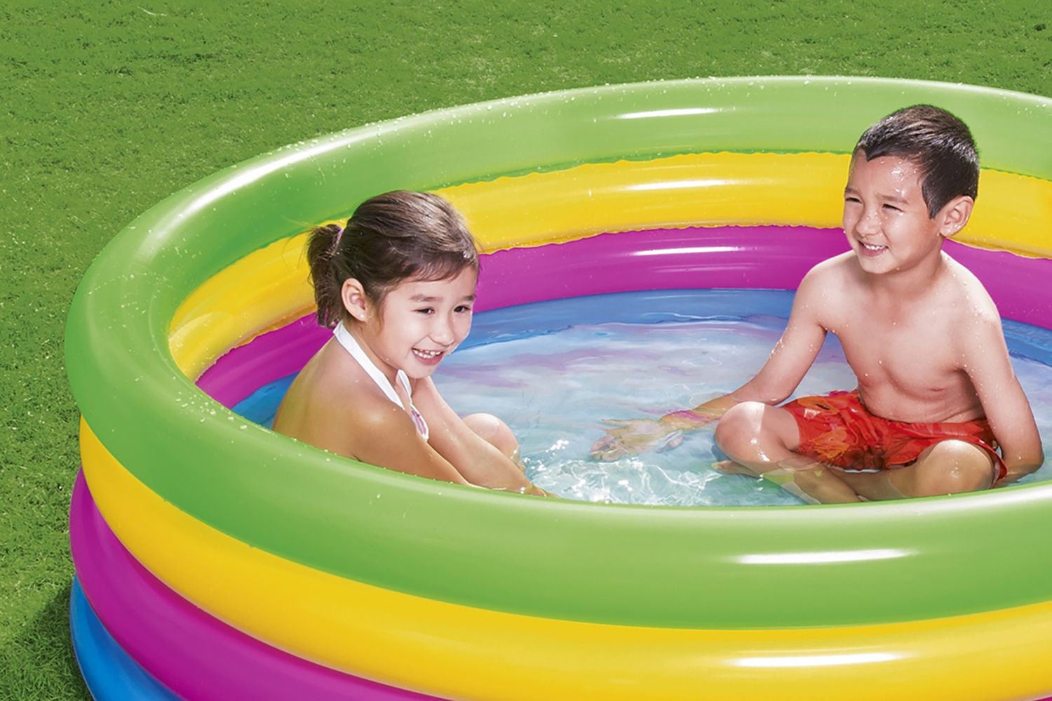 PISCINA INFLABLE 4 RINES 62X18