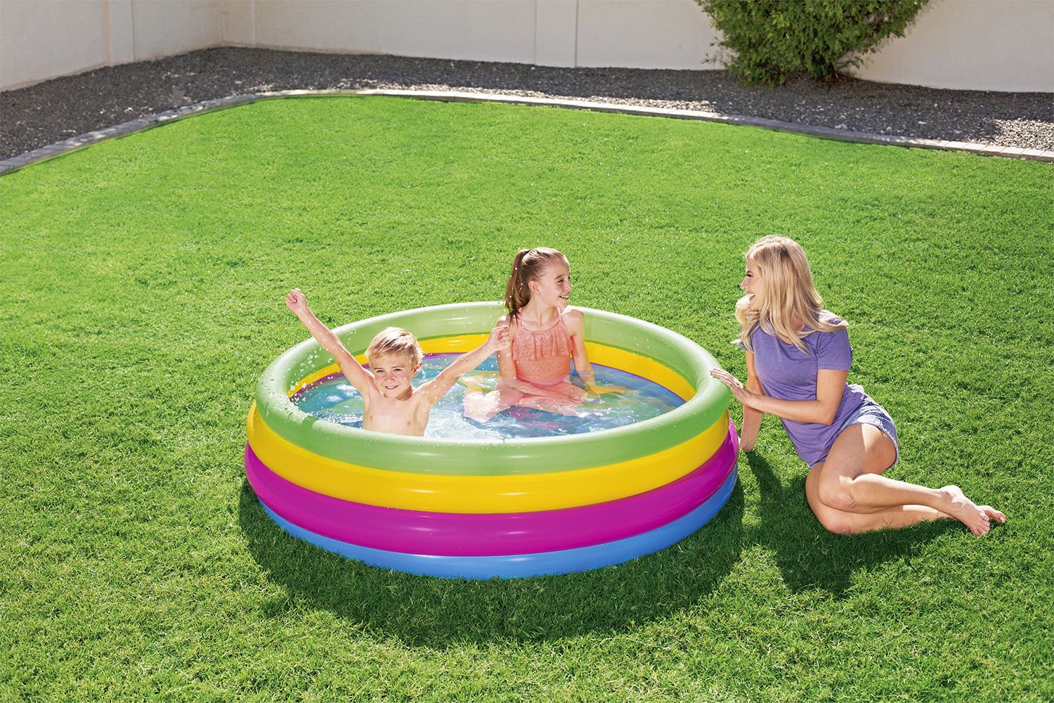 PISCINA INFLABLE 4 RINES 62X18