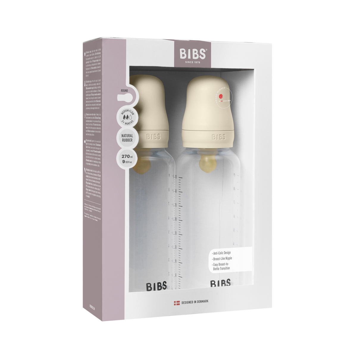 BIBERON 2PCK LATEX 270MIL FLUJO MEDIO IV