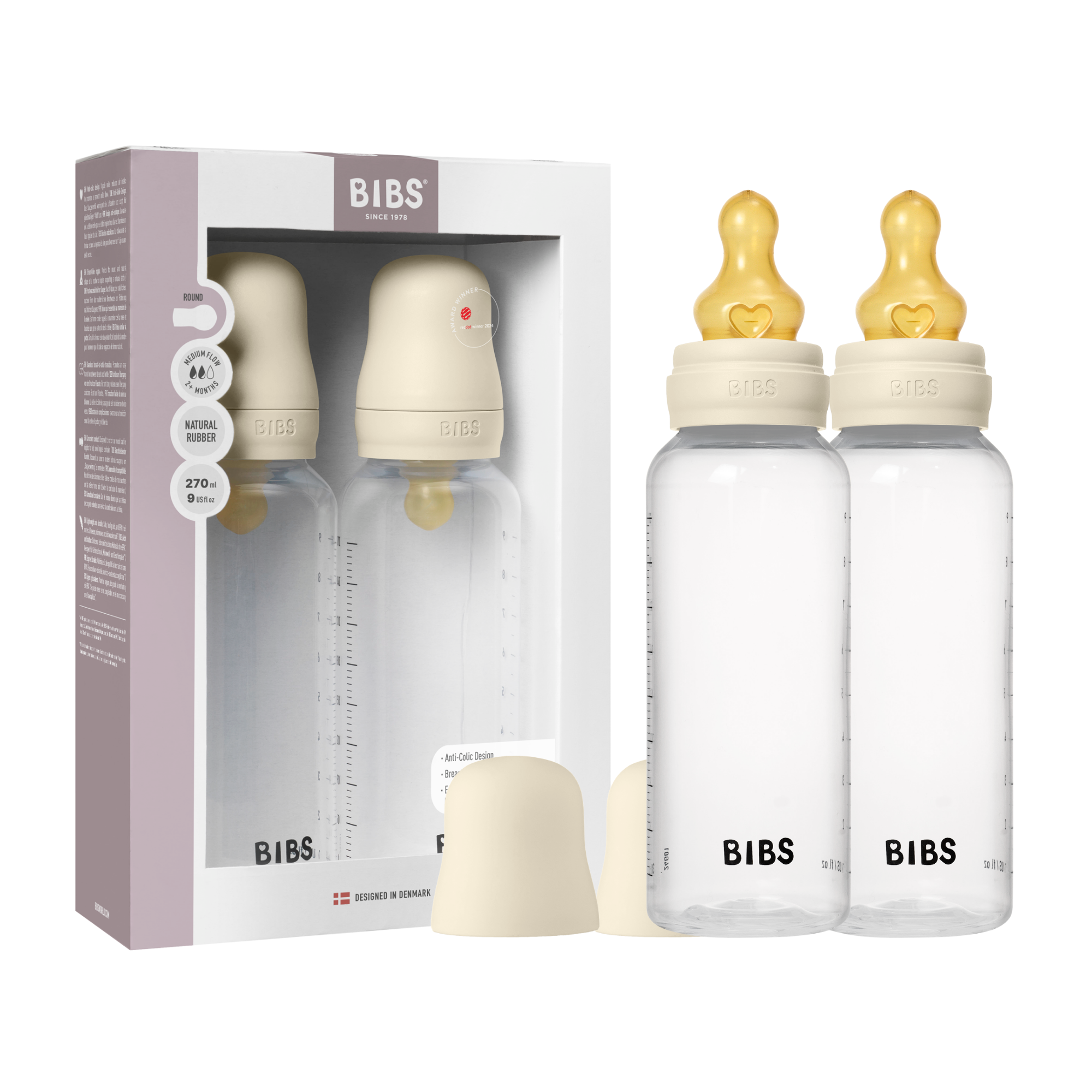 BIBERON 2PCK LATEX 270MIL FLUJO MEDIO IV