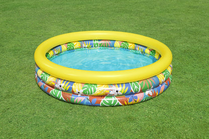 PISCINA INFLABLE P/NINOS 1.68X0.38M FLOR