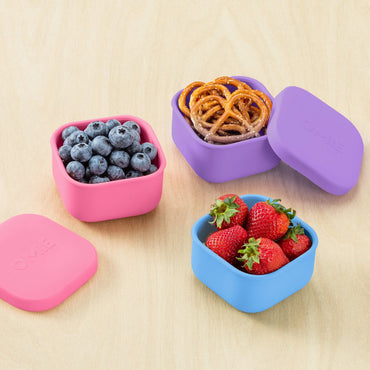 Contenedor de Snacks de Silicona Omie Omiesnack Morado OMSILC102
