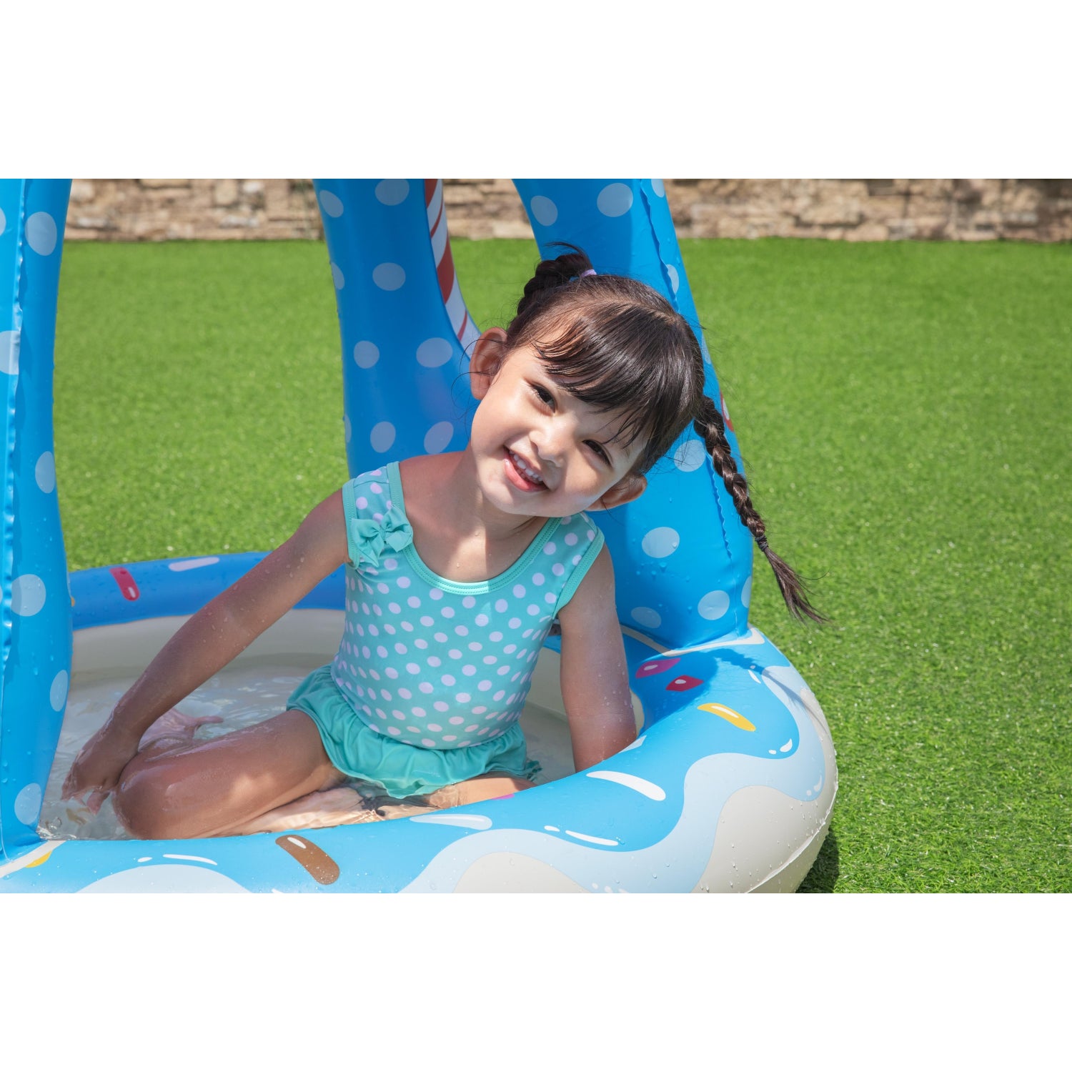 PISCINA INFLABLE PARA BEBE C/TECHO