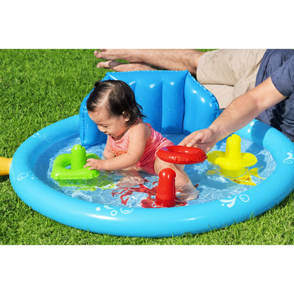 INFLATABLE POOL FOR BABIES WITH ROOF AND ACCESS 1.