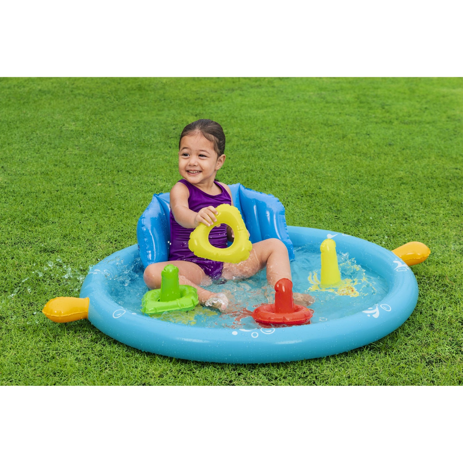 INFLATABLE POOL FOR BABIES WITH ROOF AND ACCESS 1.