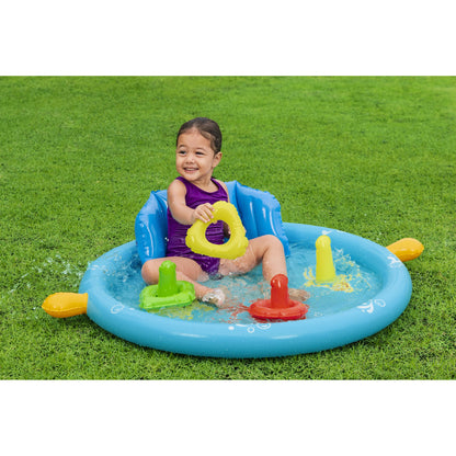 INFLATABLE POOL FOR BABIES WITH ROOF AND ACCESS 1.