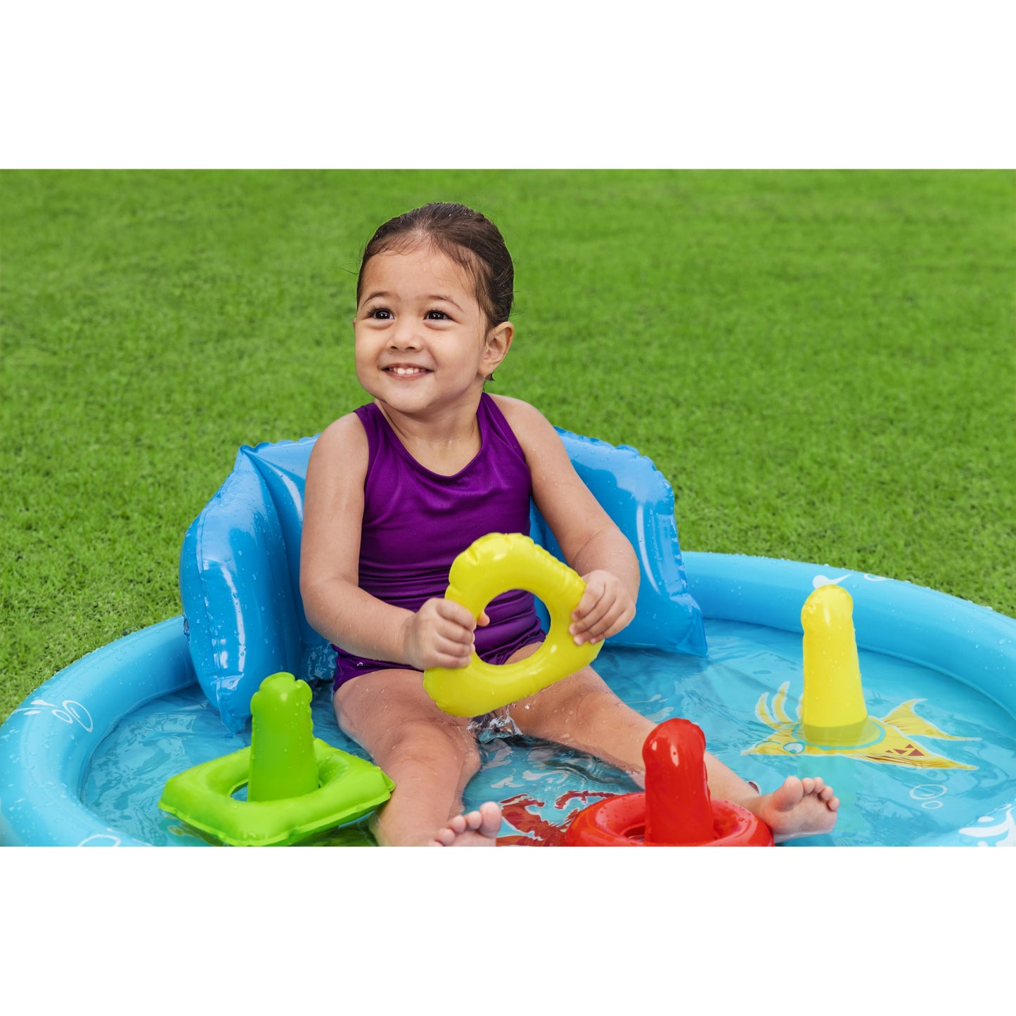 INFLATABLE POOL FOR BABIES WITH ROOF AND ACCESS 1.