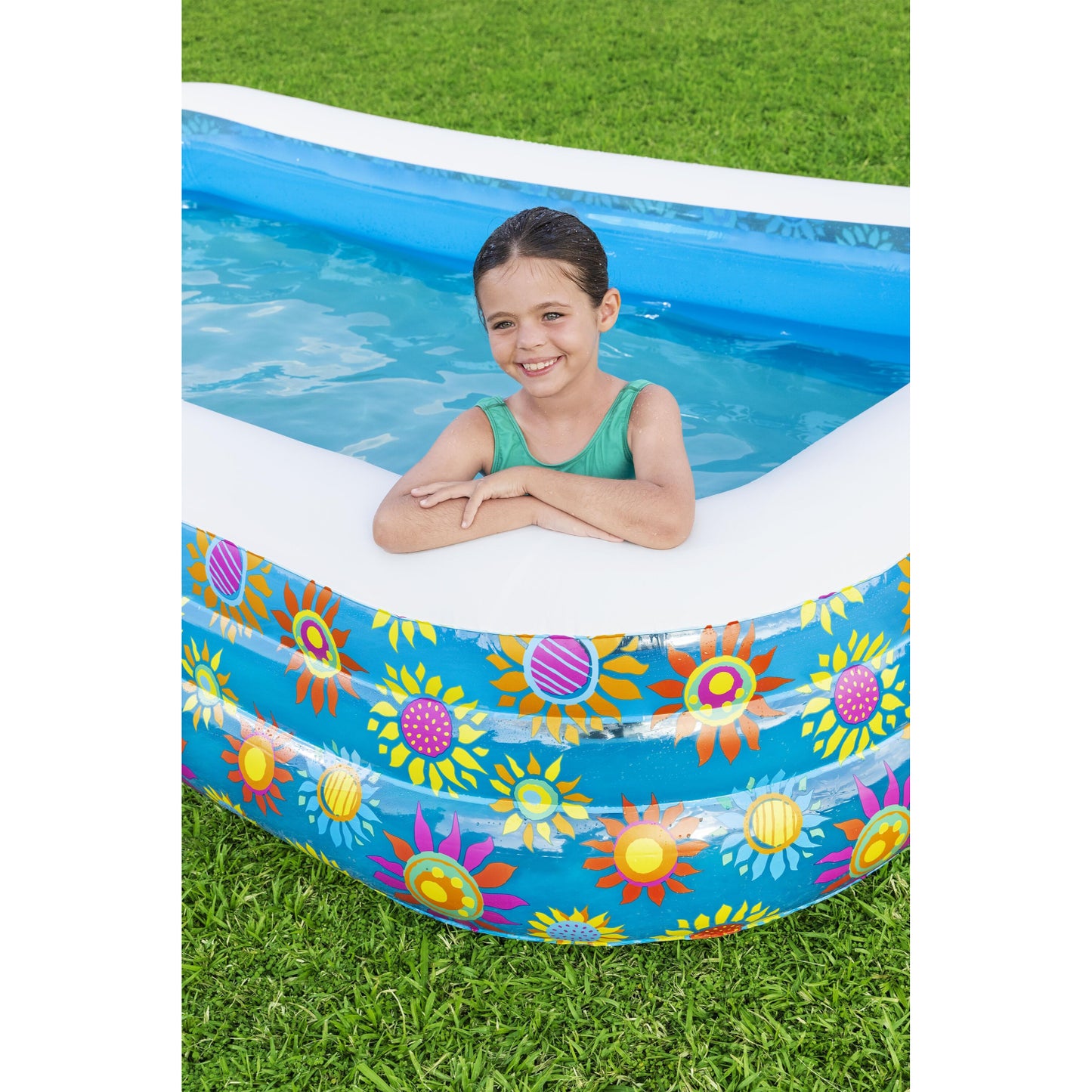 PISCINA C/DISENOS MARINOS DE 120 X22 X7