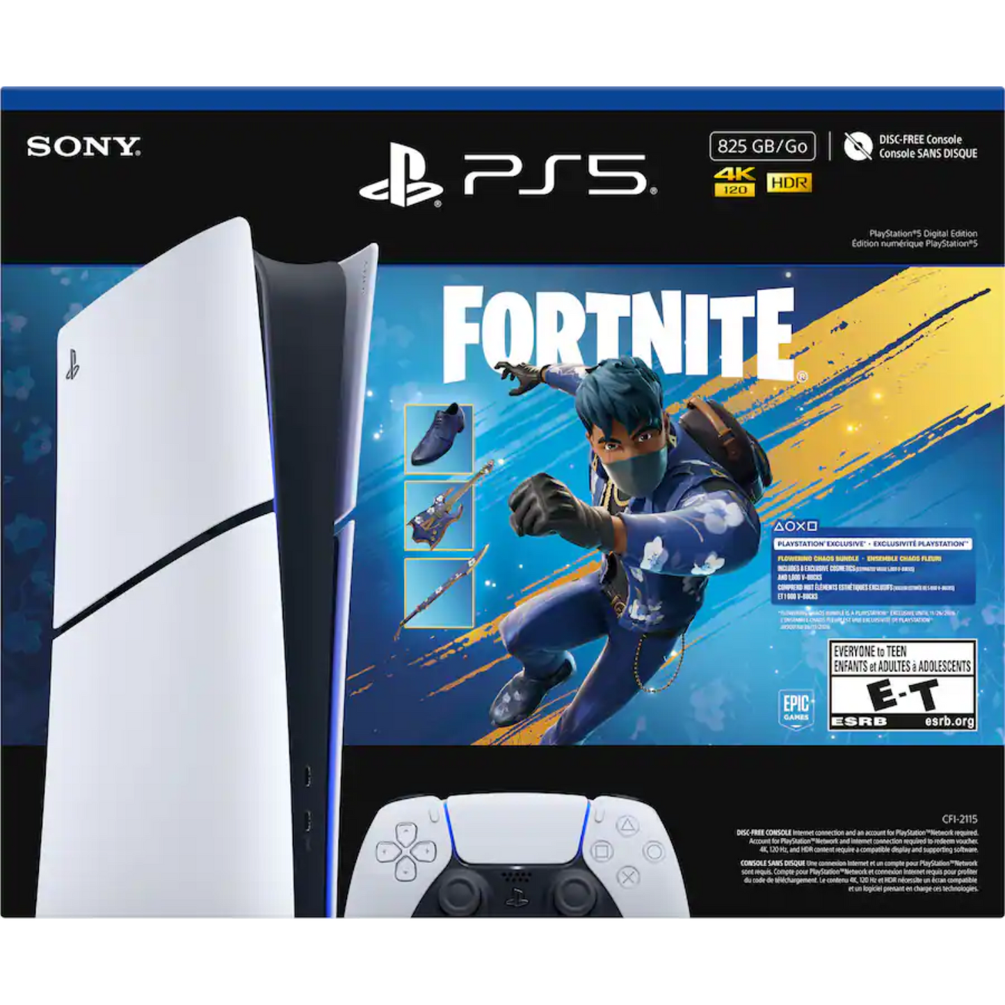 CONSOLA PS5 EDICION DIGITAL FORTNITE