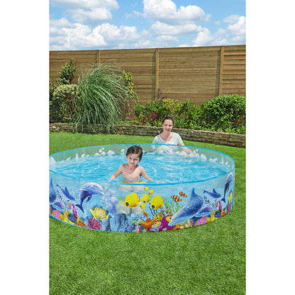 PISCINA CON DISENOS MARINOS DE 96 X18