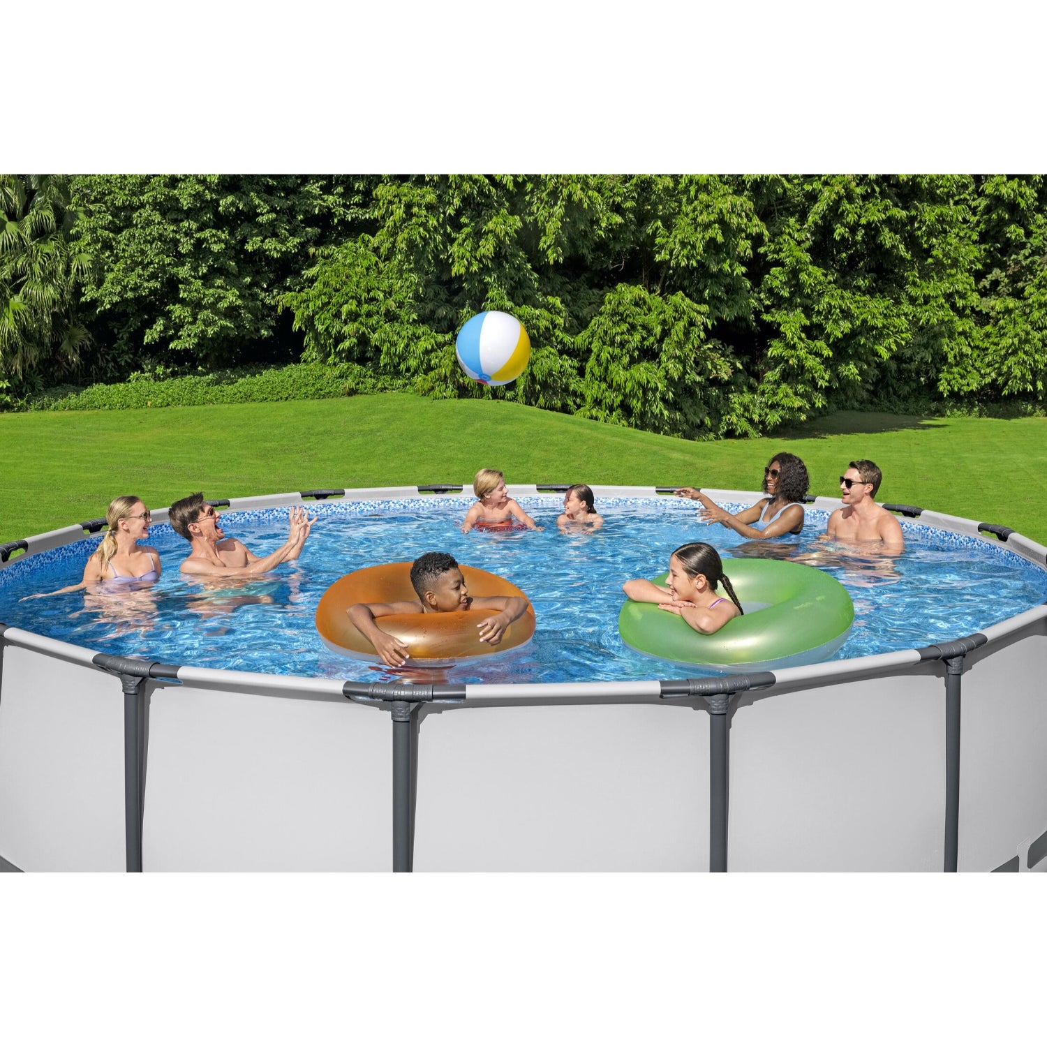 PISCINA TUBOS REDONDA 5.49M x 1.22M