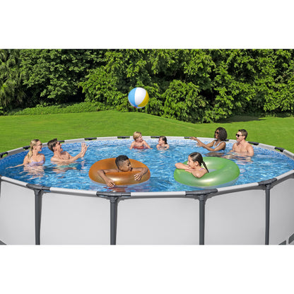 PISCINA TUBOS REDONDA 5.49M x 1.22M