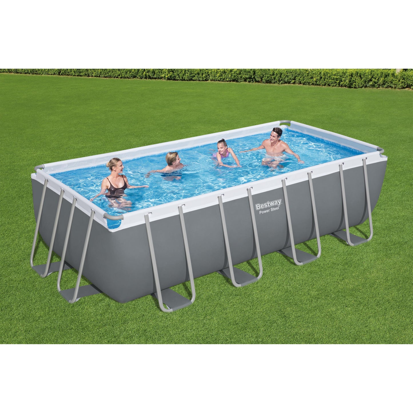 PISCINA RECT RIGIDA TUBO 4.88x2.44x1.22M
