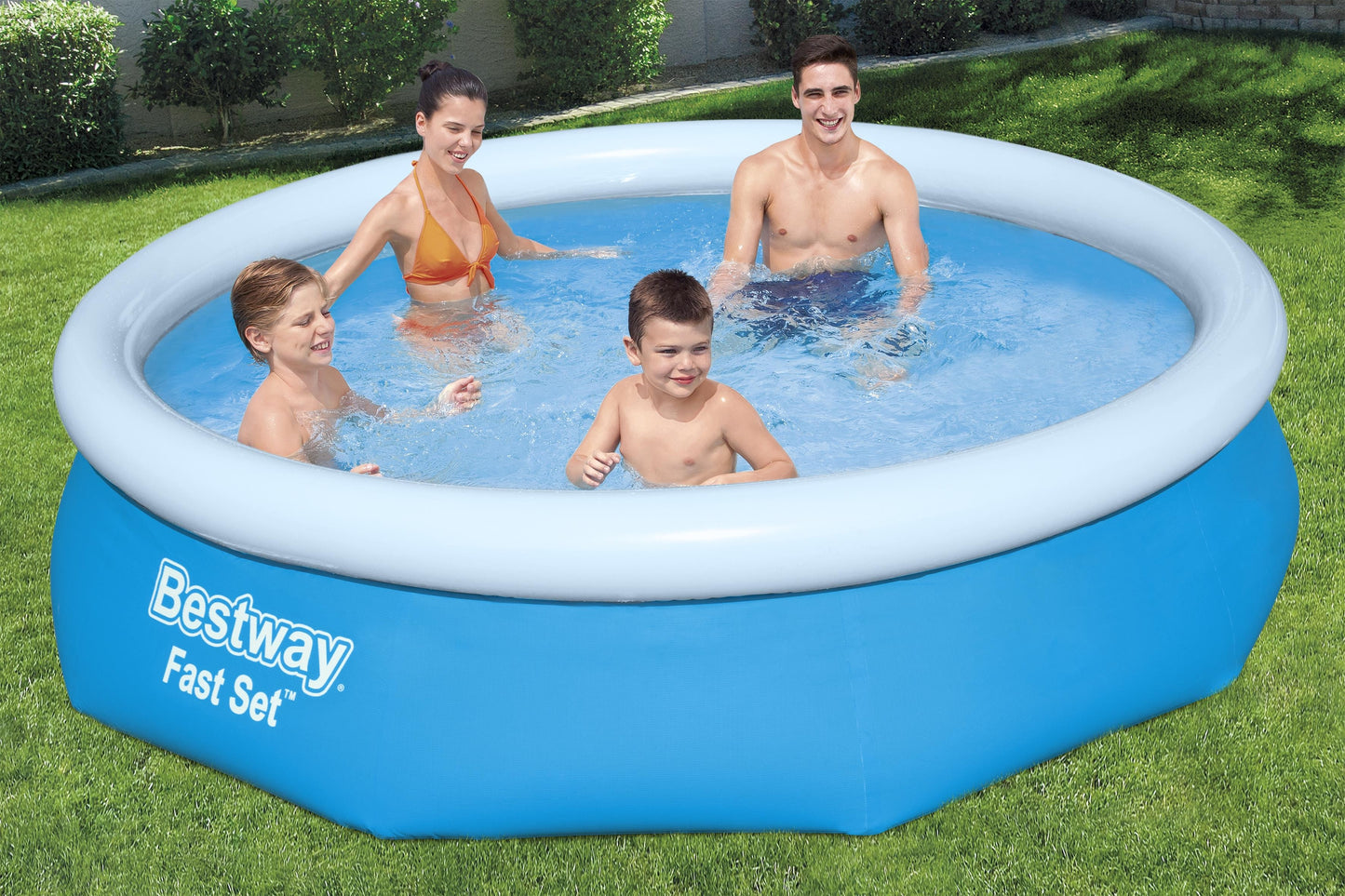 PISCINA INFLABLE REDONDA 2.44x0.6M