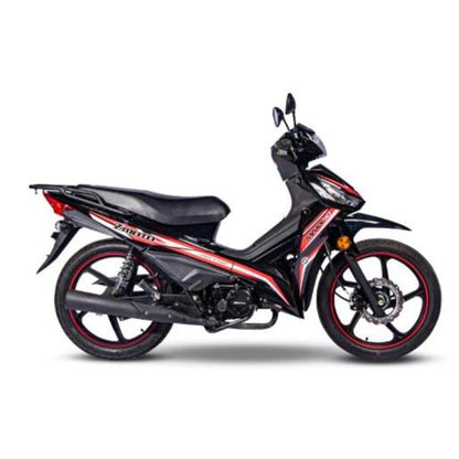 MAXX110 BLACK MOTORCYCLE + HELMET