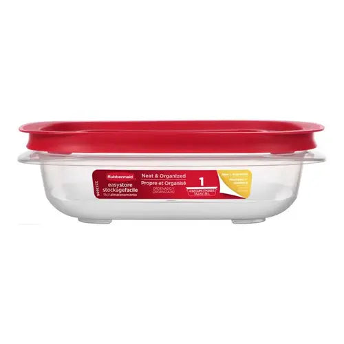 Recipiente Cuadrado Rubbermaid 1.25L (5.26 Tazas) – Tapa Hermética