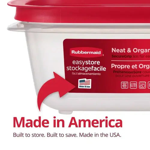 Recipiente Redondo Rubbermaid 1.4L (5.94 Tazas) con Tapa Hermética