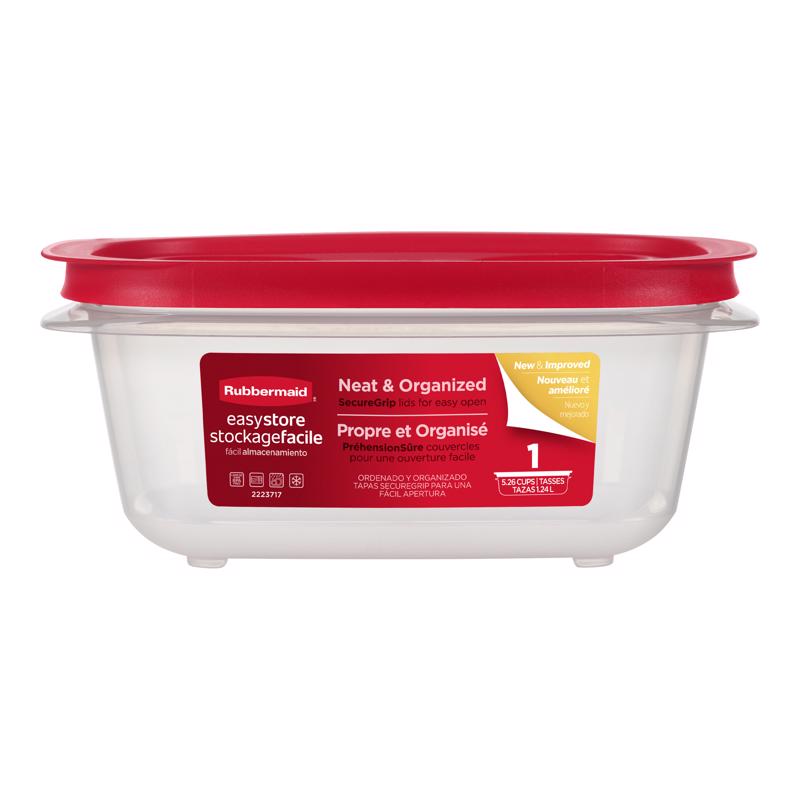 Recipiente Rubbermaid Brilliance Redondo 5.26 Tazas – Hermético
