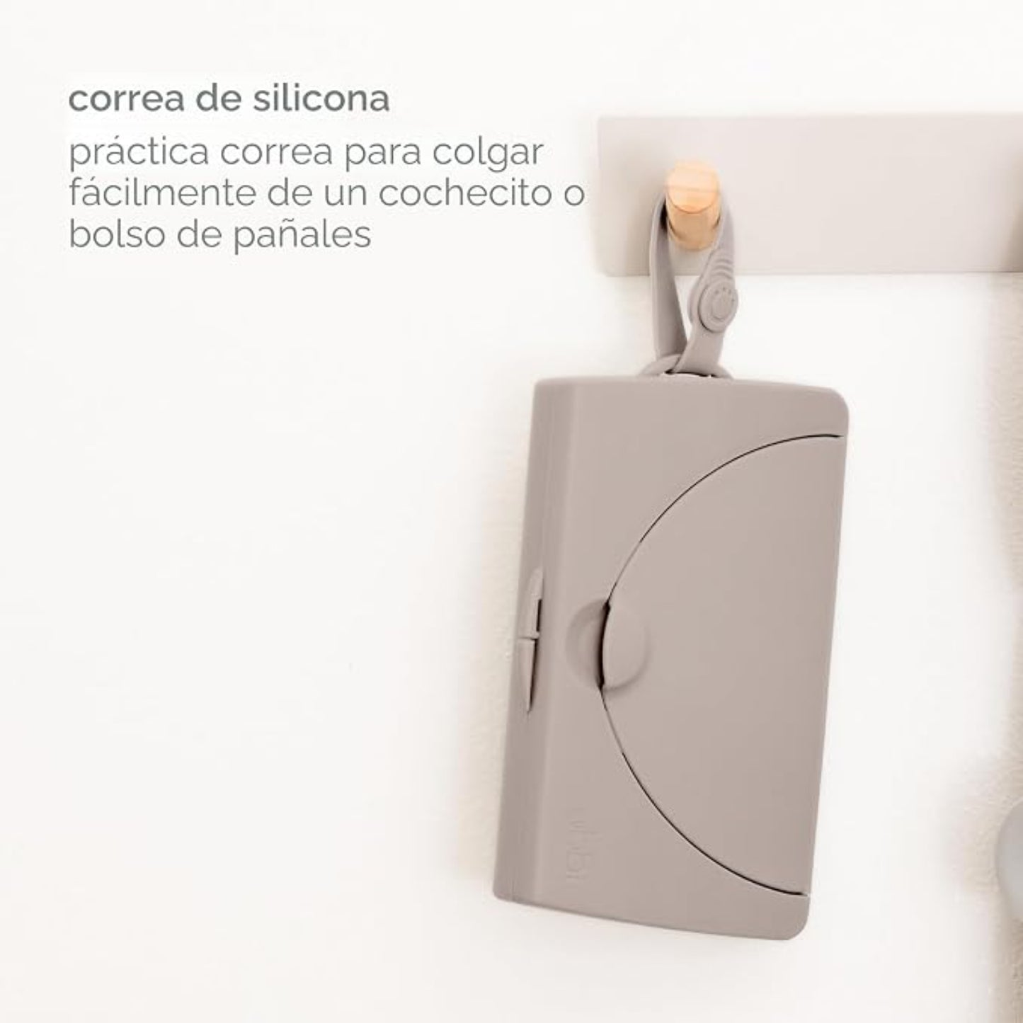 Dispensador de Toallitas Taupe Ubbi 10203