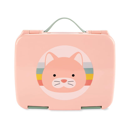 Skip Hop Zoo 9Q336610 - Lonchera Tipo Bento Box Diseño Cat (Gato)