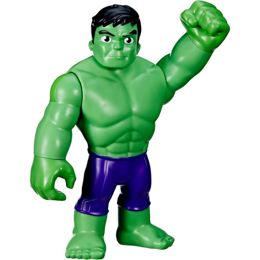 Figura Hulk verde en pose de combate, juguete de acción de Hasbro