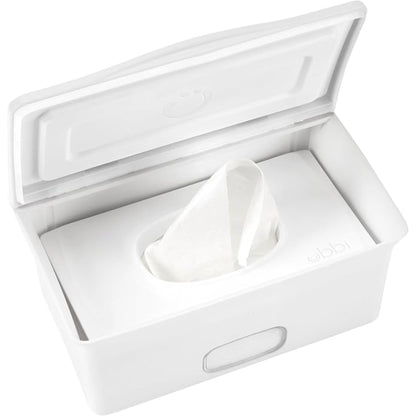Ubbi Dispensador de Toallitas Húmedas - Minimalista y Práctico (Blanco)