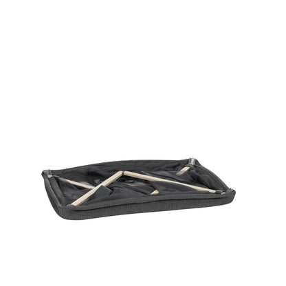 Corral plegable gris MAXI COSI, vista superior, ideal para interiores y exteriores