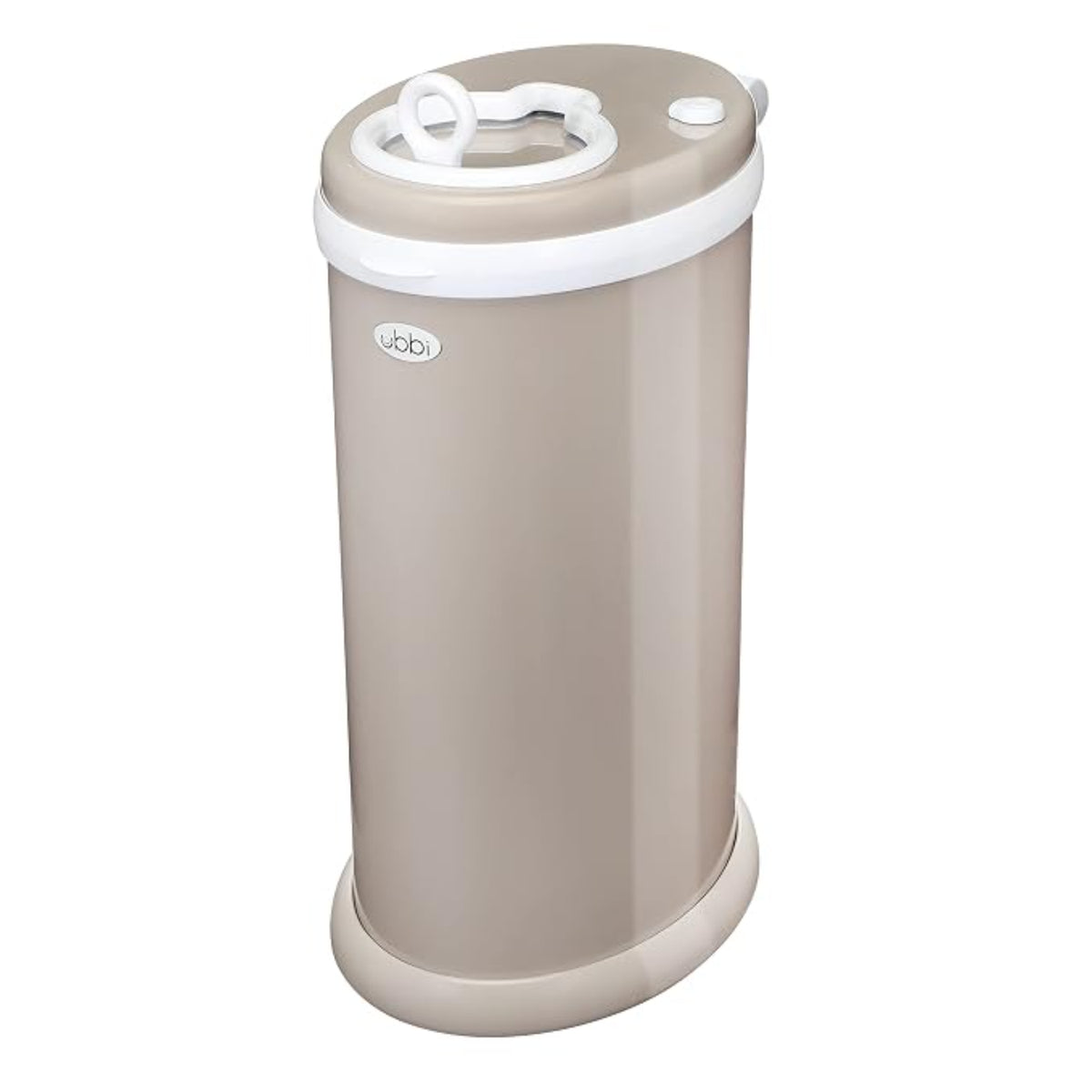 Ubbi Cubo de Pañales - Acero Inoxidable, Color Taupe