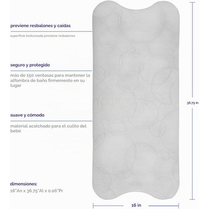 Mat de Baño Antideslizante Ubbi Gris 10508