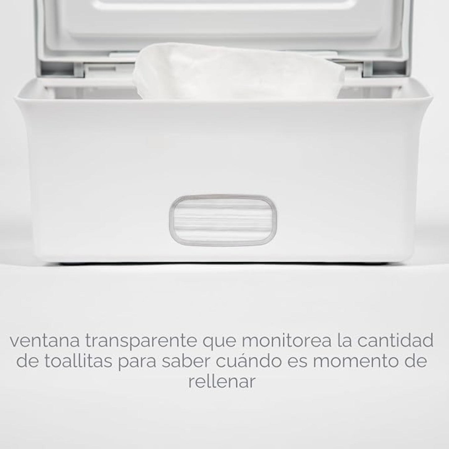 Ubbi Dispensador de Toallitas Húmedas - Minimalista y Práctico (Blanco)