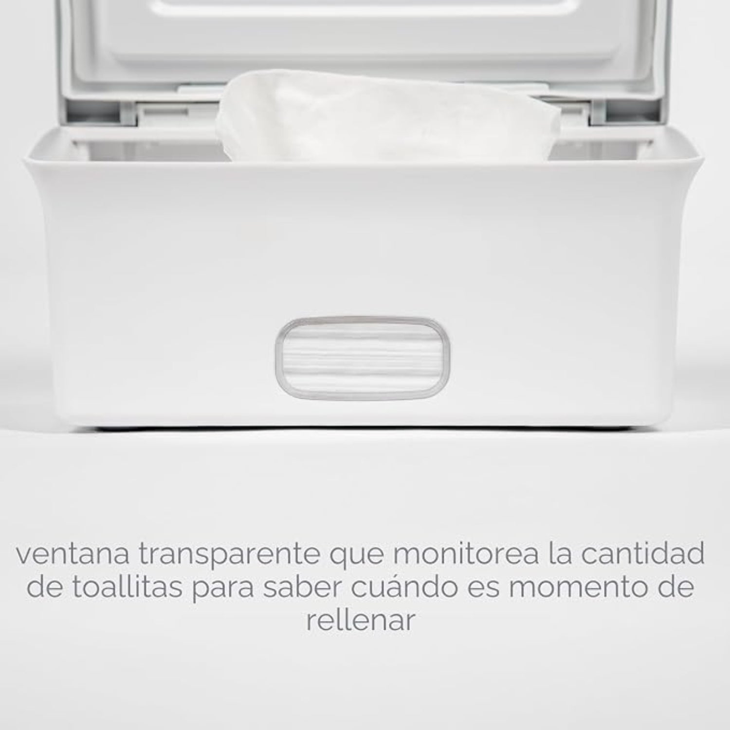 Ubbi Dispensador de Toallitas Húmedas - Minimalista y Práctico (Blanco)