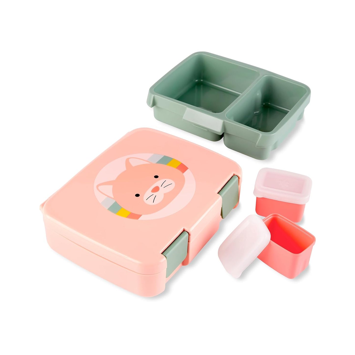 Skip Hop Zoo 9Q336610 - Lonchera Tipo Bento Box Diseño Cat (Gato)
