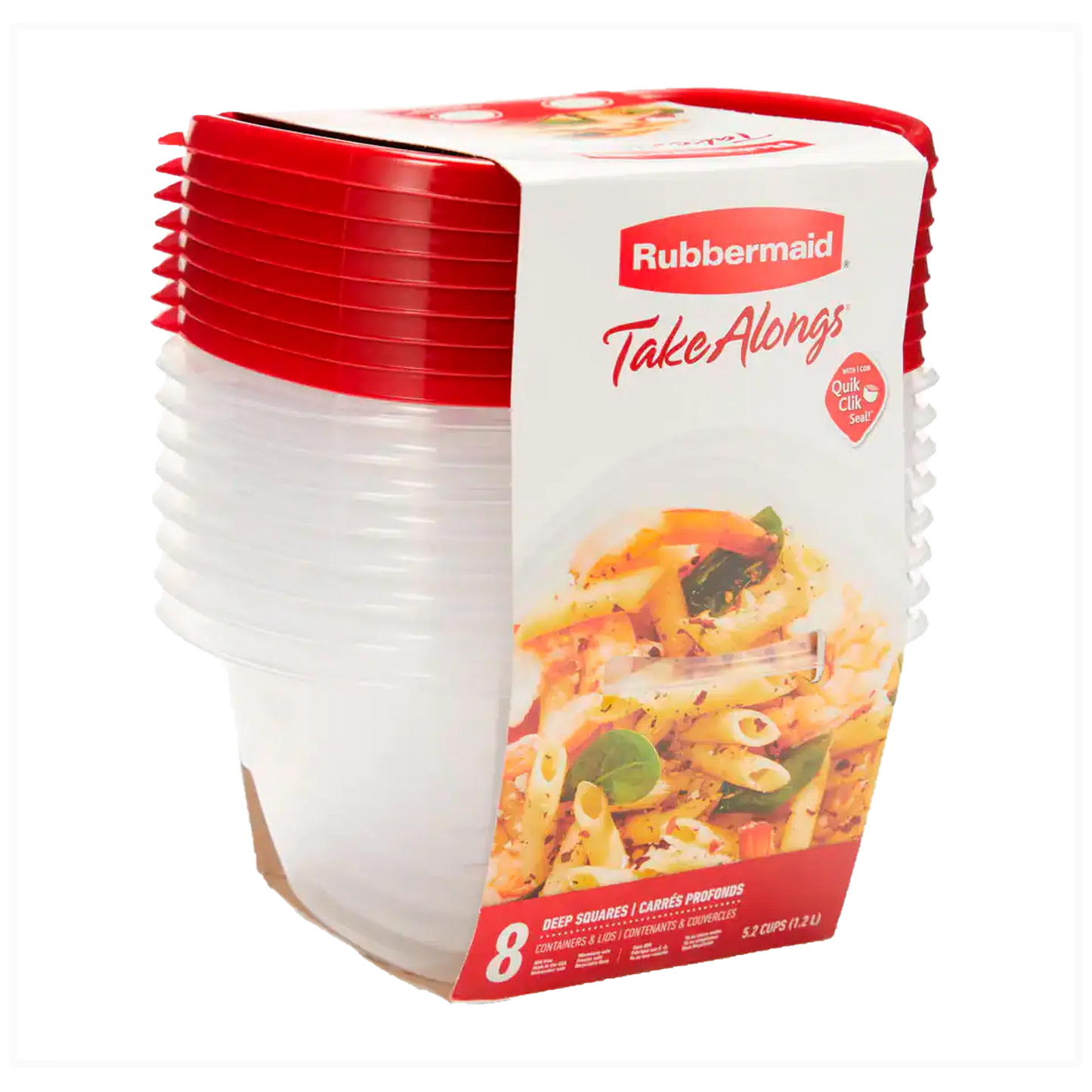 SET DE/REC. PLAST. 8PCS 5.2TAZAS