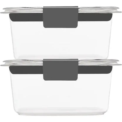 Set 2 Recipientes Rubbermaid 1.3L (5.5 Tazas) con Tapa Hermética