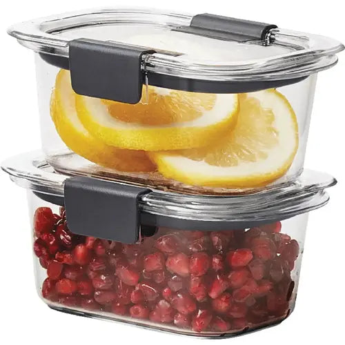 Set 2 Recipientes Rubbermaid 1.3L (5.5 Tazas) con Tapa Hermética