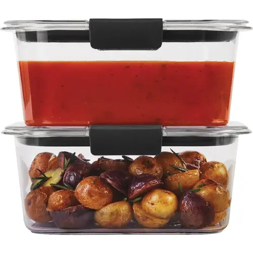 Set 2 Recipientes Rubbermaid 1.3L (5.5 Tazas) con Tapa Hermética