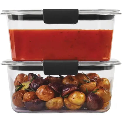 Set 2 Recipientes Rubbermaid 1.3L (5.5 Tazas) con Tapa Hermética