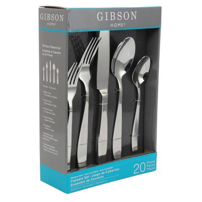 Set Cubiertos Gibson Home Castleford 20pz Acero Inox Espejo 89016.2