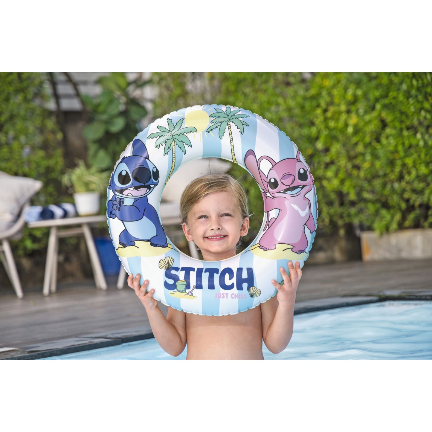 Aro Flotador Disney Stitch 56cm Bestway 9104U