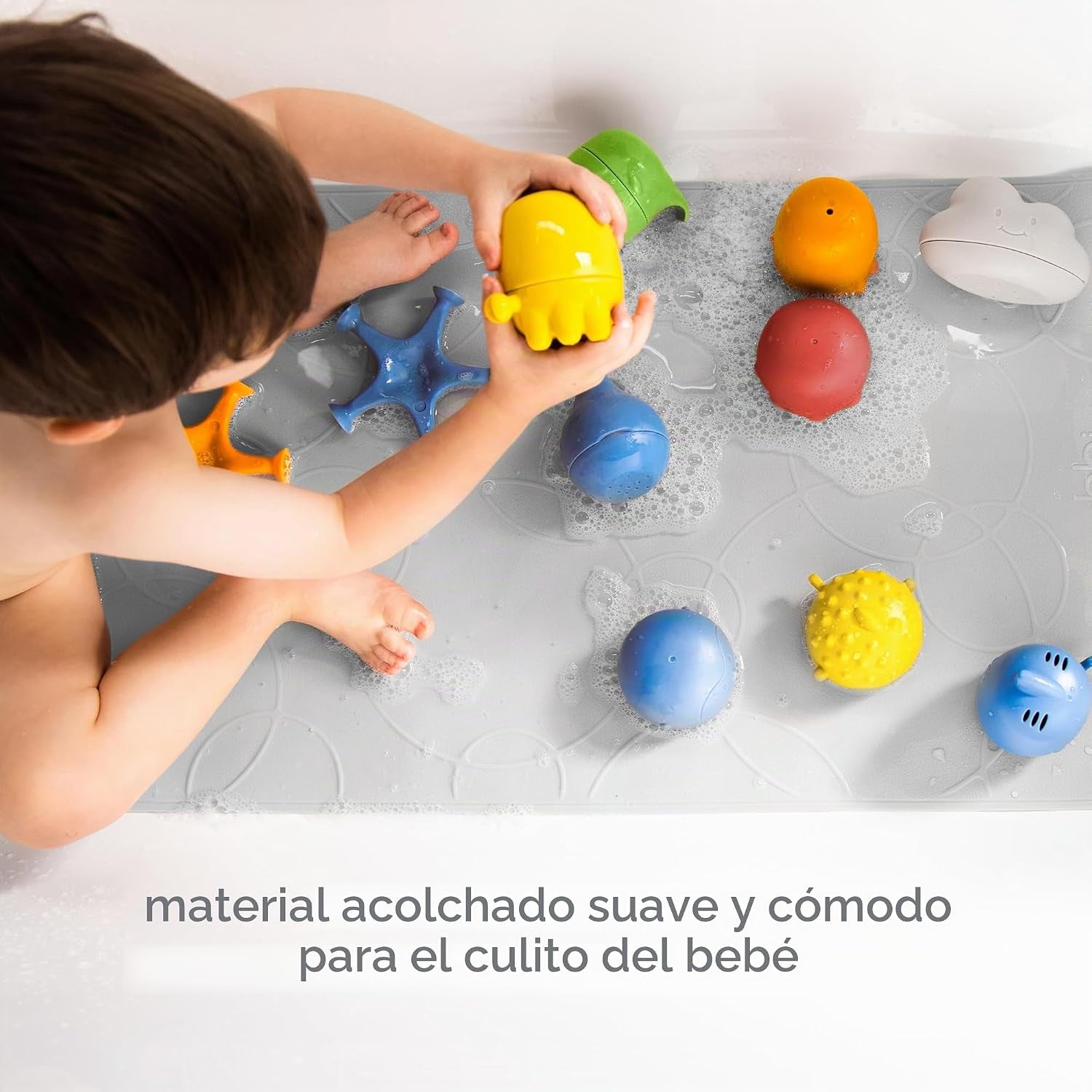 Mat de Baño Antideslizante Ubbi Gris 10508