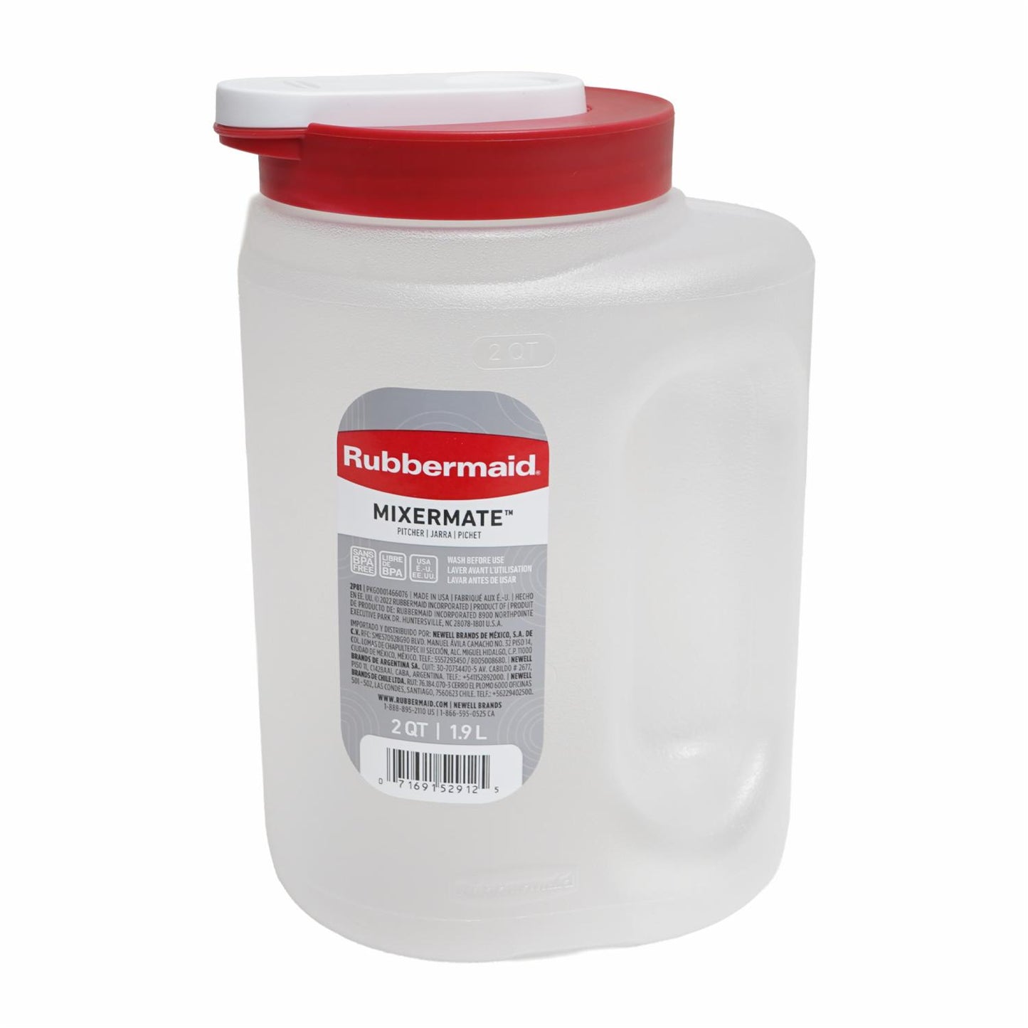 Pichel de Agua 1.89L (64 oz) RUBBERMAID