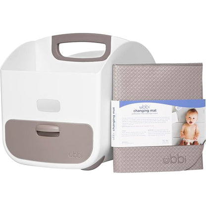 Ubbi Caddy - Organizador de Pañales y Accesorios (Taupe)