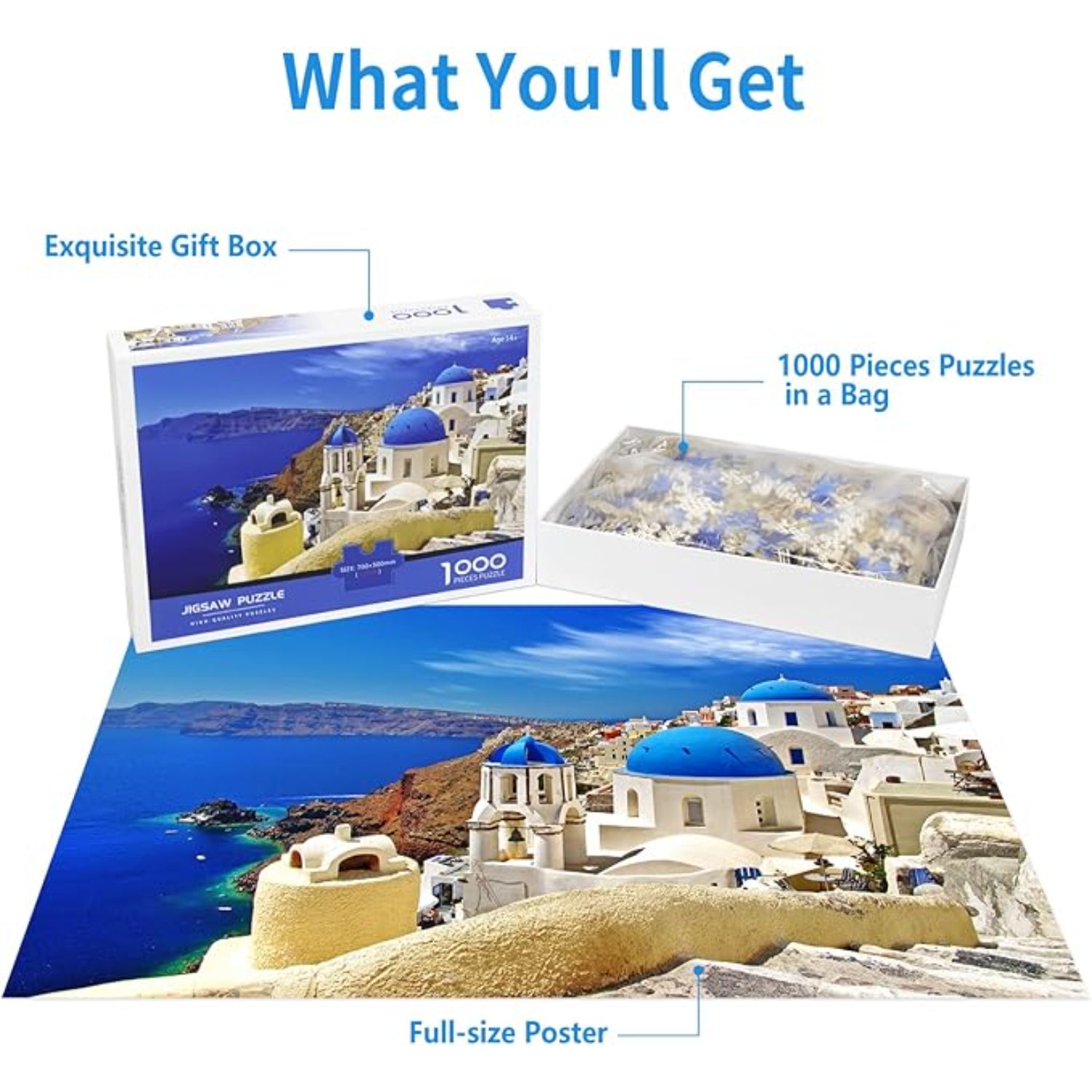 ROMPECABEZAS 1000PZAS ESTILO AEGEAN