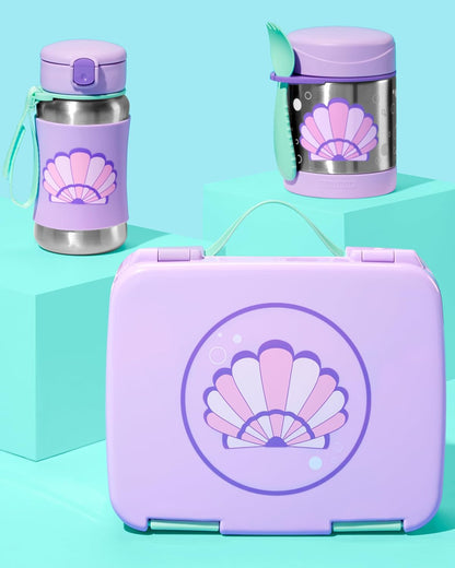 Skip Hop Spark 9R458710 - Lonchera Tipo Bento Box Diseño Seashell