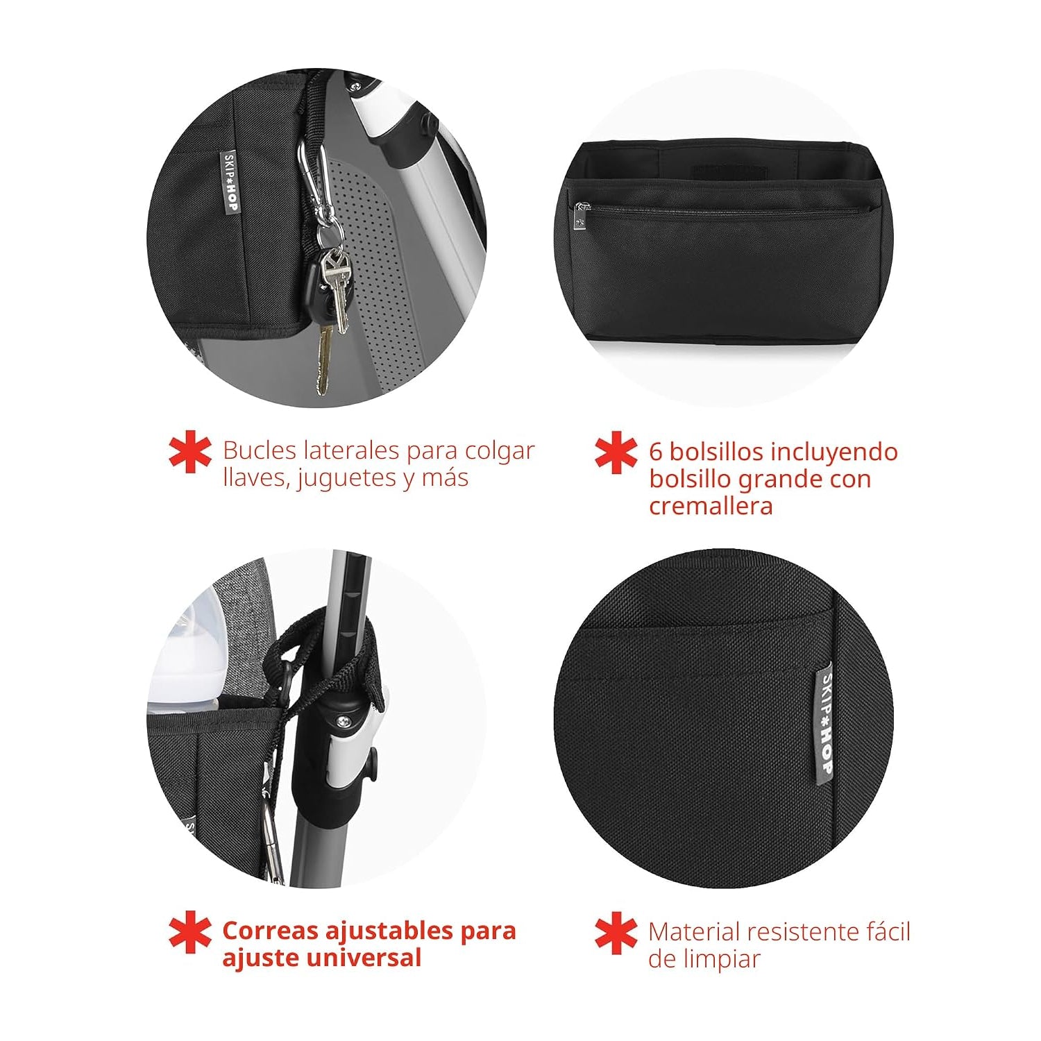 Organizador para Coche Grab And Go Ultra Negro 9Q239710