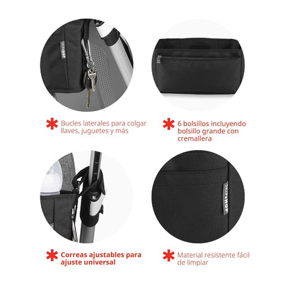 Organizador para Coche Grab And Go Ultra Negro 9Q239710